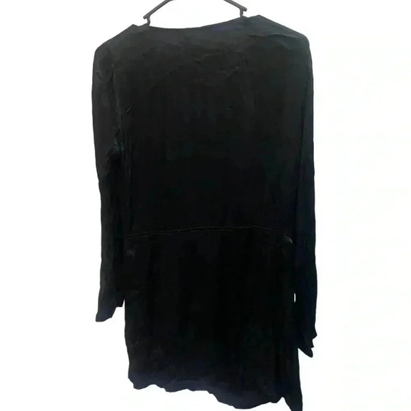 Reformation Black Satin Midi Dress - Picture 3 of 7